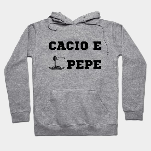 Cacio e pepe Hoodie by Rubi16